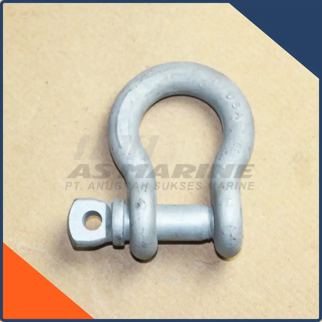 Bow Shackle / Segel Omega Crosby G209A Alloy Screw PIN 1 Inch 12.5 Ton